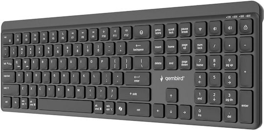 Gembird KB-WPS-03-CYRL Безжично Bluetooth Клавиатура Английски US