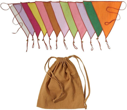 Bollywood Ghirlandă Multicoloră Din Bumbac Multicolor Bumbac Lungime 358cm X Lățime 18cm