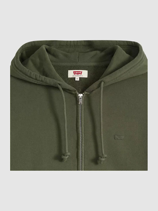 Levi's New Original Geacă Verde cu Glugă