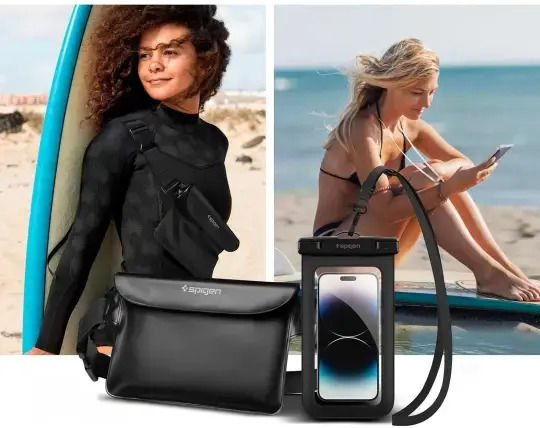 Spigen A621 Rezistentă la apă până la 6.9" Negru AMP04533