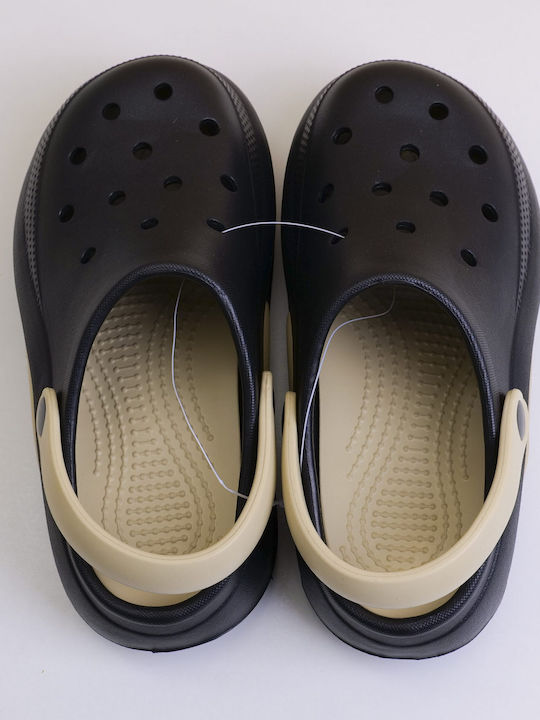 Damentag Holzschuhe in Schwarz