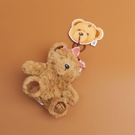 Teddy Island Series Плюшен Ключодържател Панделка Hy-gj8001 – Розов