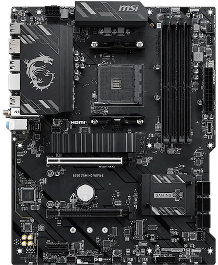 MSI B550 Gaming WIFI6E Motherboard ATX with AMD AM4 Socket 7C56-092R