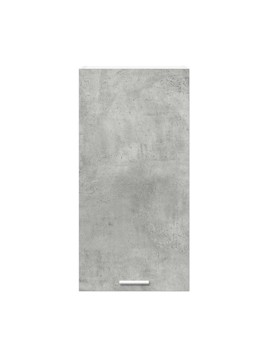 Wall Kitchen Cabinet with Grey Countertop 40x31cm