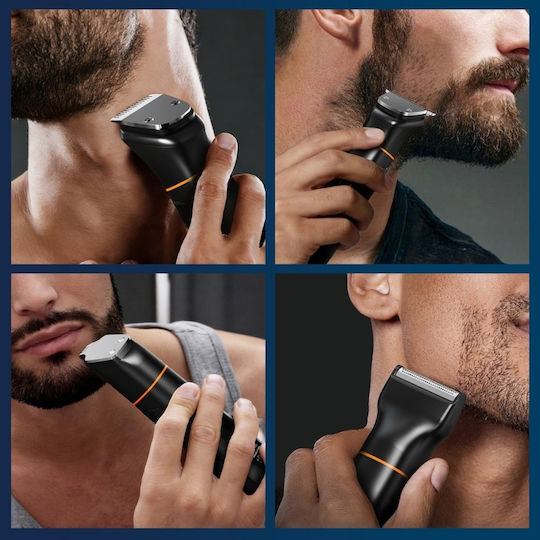 MaxGroom Wiederaufladbare Haarschneidemaschine Schwarz