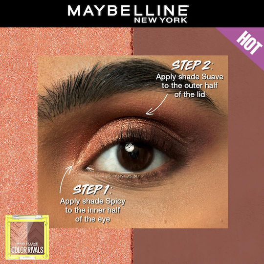 Maybelline Color Διπλή Σκιά Ματιών σε Στερεή Μορφή με Μπεζ Χρώμα 2.3gr
