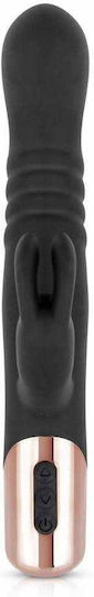Rosy Gold Vibrator Rabbit Black