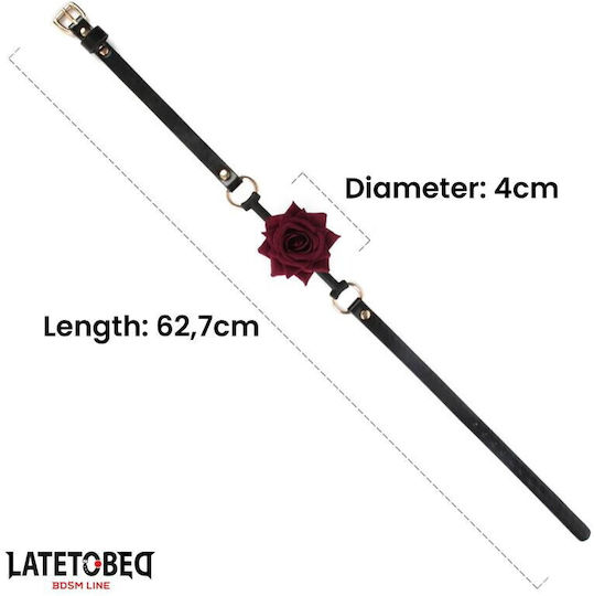 Gold Metal Rose Gag Ball