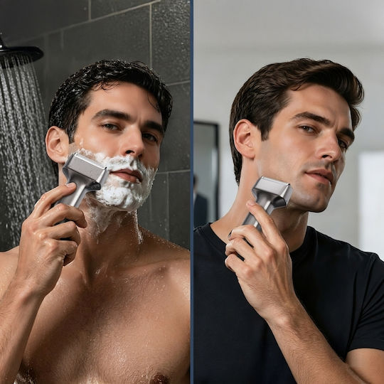 MaxGroom Vintage Elektrische Rasierer Gesicht Wiederaufladbar