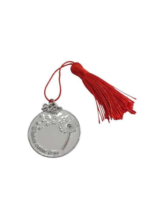 Щастие за дома Handmade 2027 Пискюл Бял Емайл Wish Come True 3,5х3,5см 2027-gf3019