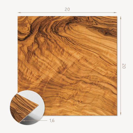 Set Vinyl Kacheln Dekoration Küche Oder Bad Muster Natürliche Holz 20x20x20 cm