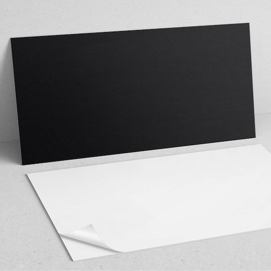 Комплект PVC плочки Декорация за кухня или баня Тъмно графит 6x60x30 бр