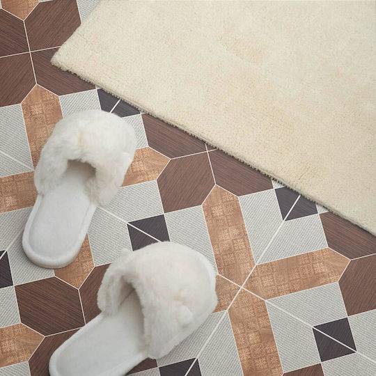 Set de Plăci de Vinil Imprimare Gata de Montaj Model Geometric 6x60x30 Bucăți