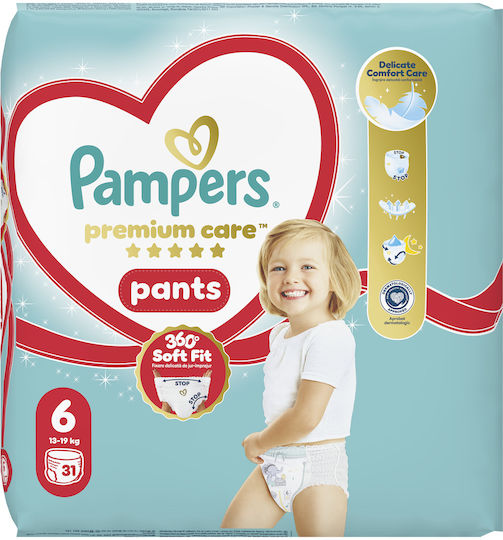 Pampers Панталони за пелени Premium Care Pants Premium Care No. 6 за 15+ kgkg 124бр
