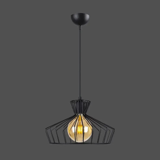 Lumini Suspendate Glob Negru Homs Ro11358