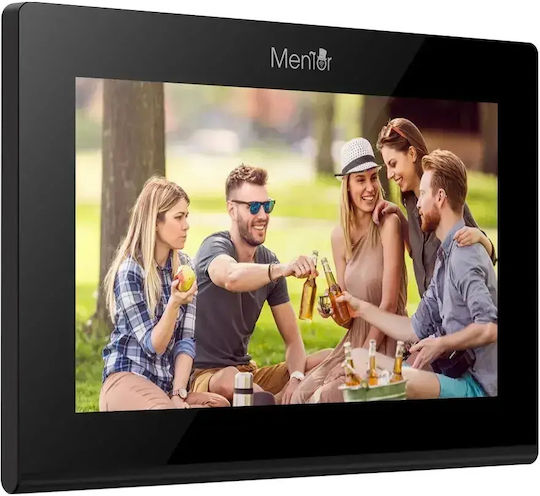 Ai Smart Wi-Fi Video Interfon 1 Familie Mentor Svk2102b 2 Fire 10 Inch Ips 2mp Fhd Pin Card Tuya Ip65 Negru