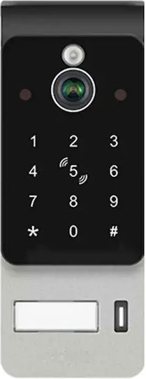 Smart Video Interfon 1 Familie Mentor Svk474b 4-fire WiFi Card Pin Tuya 7 Inch Ips Dvr Fhd 2mp Ik08 Negru