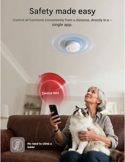 Pachet 3 Detectoare Inteligente De Fum X-sense Sd19-mn31 Stație De Bază Sbs50 – Senzor Fotoelectric Interconectat Wi-Fi/WLAN Certificat Tüv Rheinland Alertă Telefon