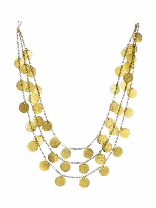 Traditional Costume Kalymnos with 2 Rows Necklace