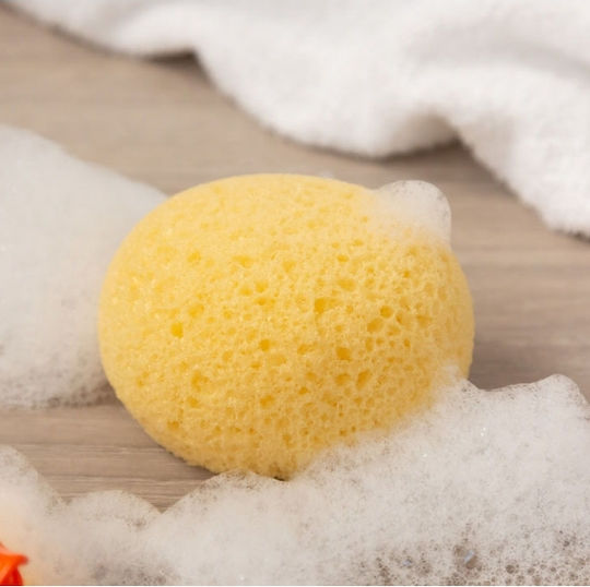 Kiokids Baby Bath Sponge Yellow