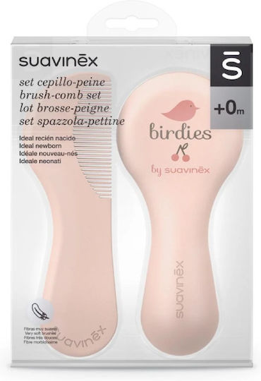 Suavinex Perie pentru bebeluși Roz 1buc