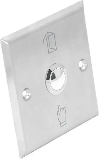 Mentor Acs032 Access Control Exit Button No Com 12v Recessed Steel