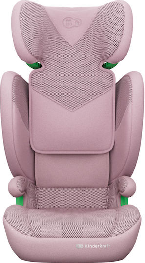 Kinderkraft Junior Fix 2 Plus Καθισματάκι Αυτοκινήτου i-Size με Isofix Pink 15-36 kg