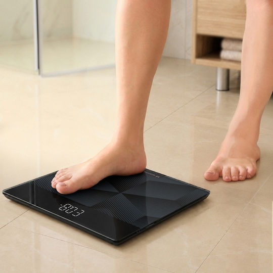 Wozinsky Digitale Badezimmerwaage 180kg Schwarze WAL-180
