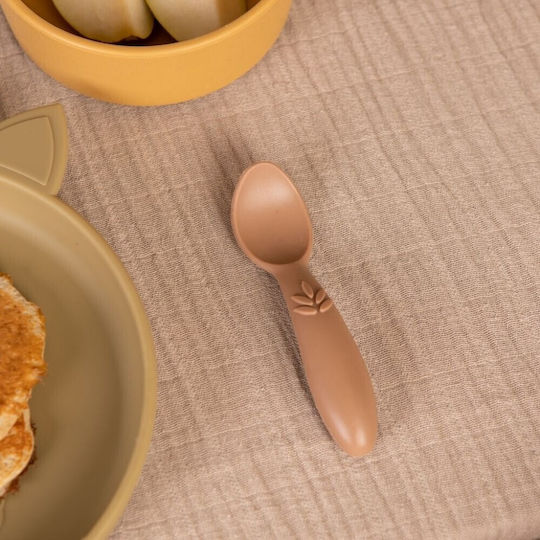 Nuuroo Nuuroo Baby- und Kinder-Essgeschirr aus Beige Silikon 2 Stück