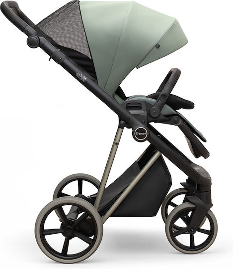 Dovadi Atta Plus Reversible 2 in 1 Baby Stroller Suitable for Newborn Sage Green