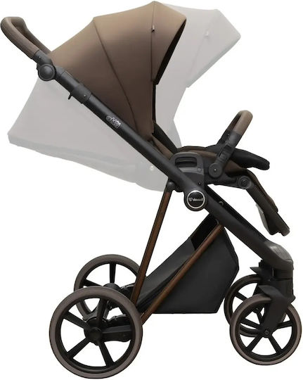 Dovadi Atta Plus Reversible 2 in 1 Baby Stroller Suitable for Newborn Greek Coffee
