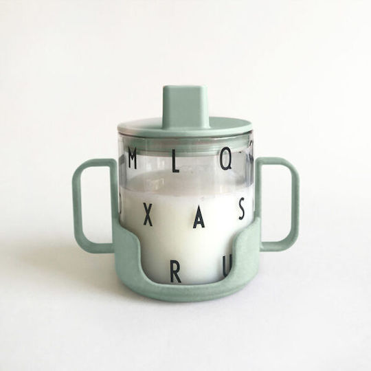 Design Letters Mânere Pentru Pahare Sippy Cup Negre Tritan Din Plastic