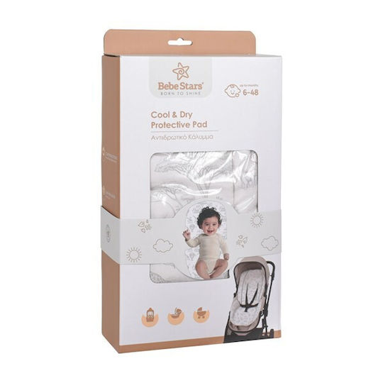 Bebe Stars Anti-sweat Stroller Mattress Grey