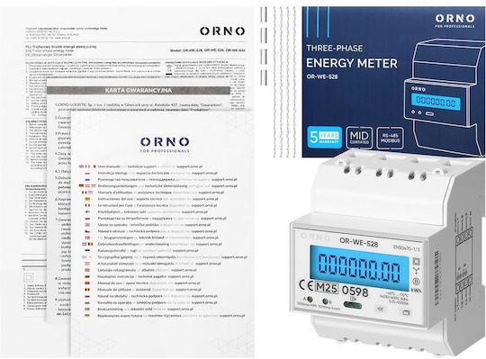 Contor Trifazat de Energie Electrică 100 A Mid We-528