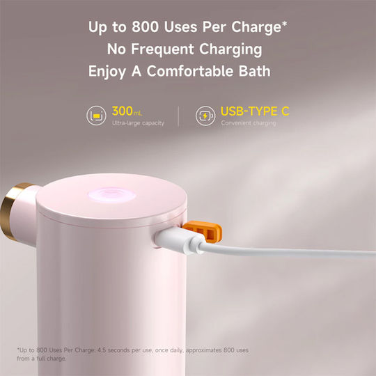 Deerma Elektrischer Spender Cp01 Schaum Maschine Hautpflege 1200mah 5w 300ml Ipx6 Usb Typ-c Rosa