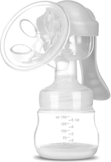 Berdsen Pompa de sân simplă manuală Fără BPA Alb 150ml
