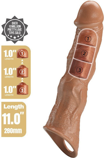 Pretty Love Extensie Penis 11" Maro