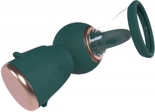 Exquisite Rechargeable Vulva Breast Pump Forest Green