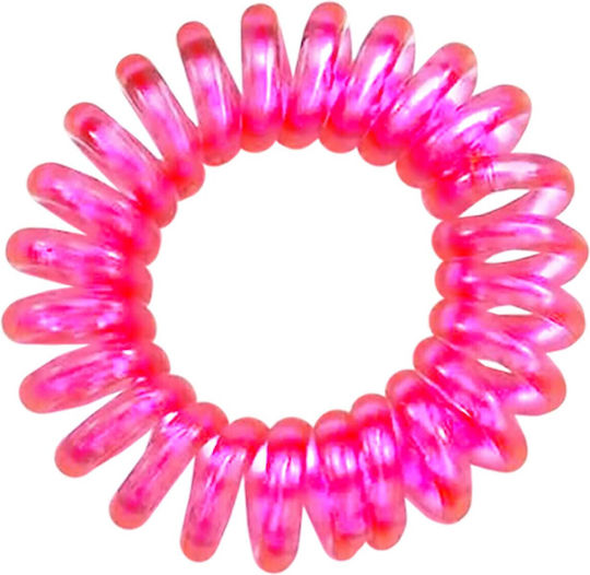 Hair Scrunchie Spiral Iridescent Multicolored Ø5.5cm 4teen4ty 401377 50 Pieces 20-1357