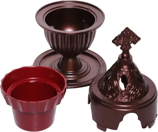 Metallisches Klassisches Vigilölampen Metallisches Glas 1 Stück Gold Antike
