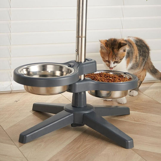 Rostfreier Stahl Futternapf & Wasserschale für Hund & Katze 2 Positionen 2 Stück