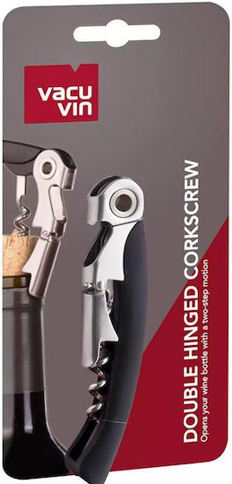 Opener Vacu Vin Double Hinged Black