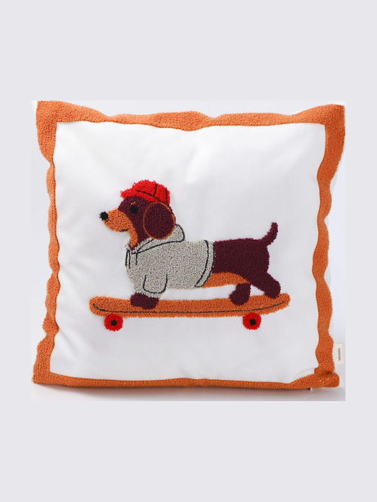 Kids Decorative Brown Pillow