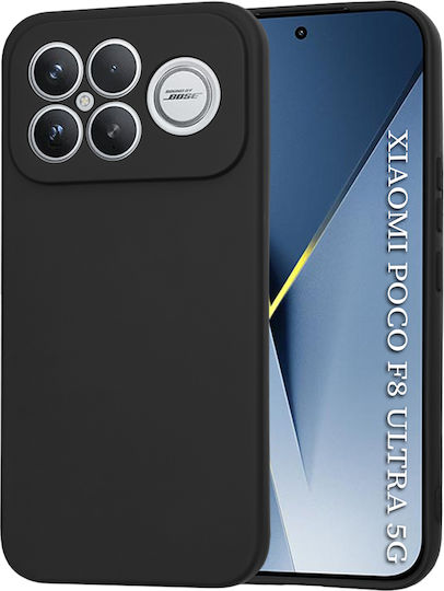 Techsuit Softflex Back Cover Silicone Black (Poco F8 Ultra)