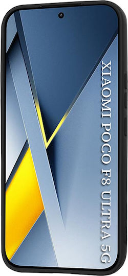 Techsuit Softflex Back Cover Silicone Black (Poco F8 Ultra)