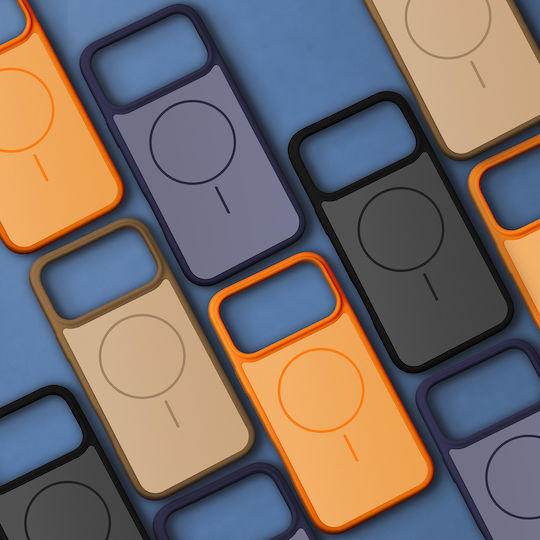 Frame Thin Mag Case Iphone 16 6 1" Orange
