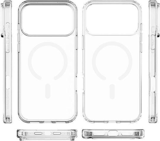 Mobile Origin Umschlag Rückseite Silikon 1.5mm Transparent (iPhone 17 Pro Max)