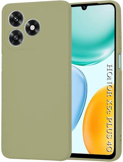 Back Cover Silicon Verde (Honor X5C Plus)