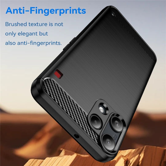 Back Cover Silicon Negru (Nothing Phone (3a) Lite)