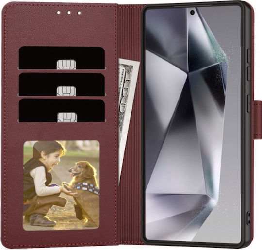 Tech-Protect Wallet Σιλικόνης Μπορντό (Galaxy S26 Ultra)